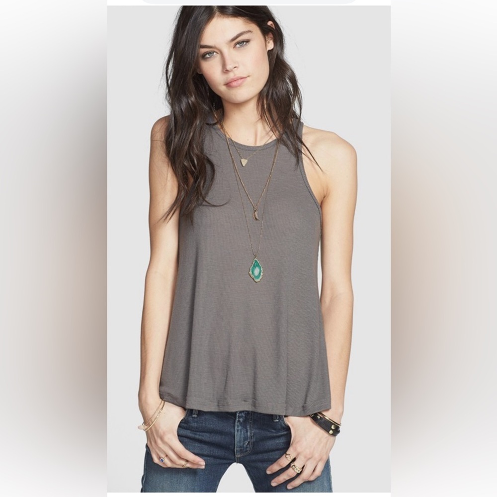 Free People Gray Tank Top